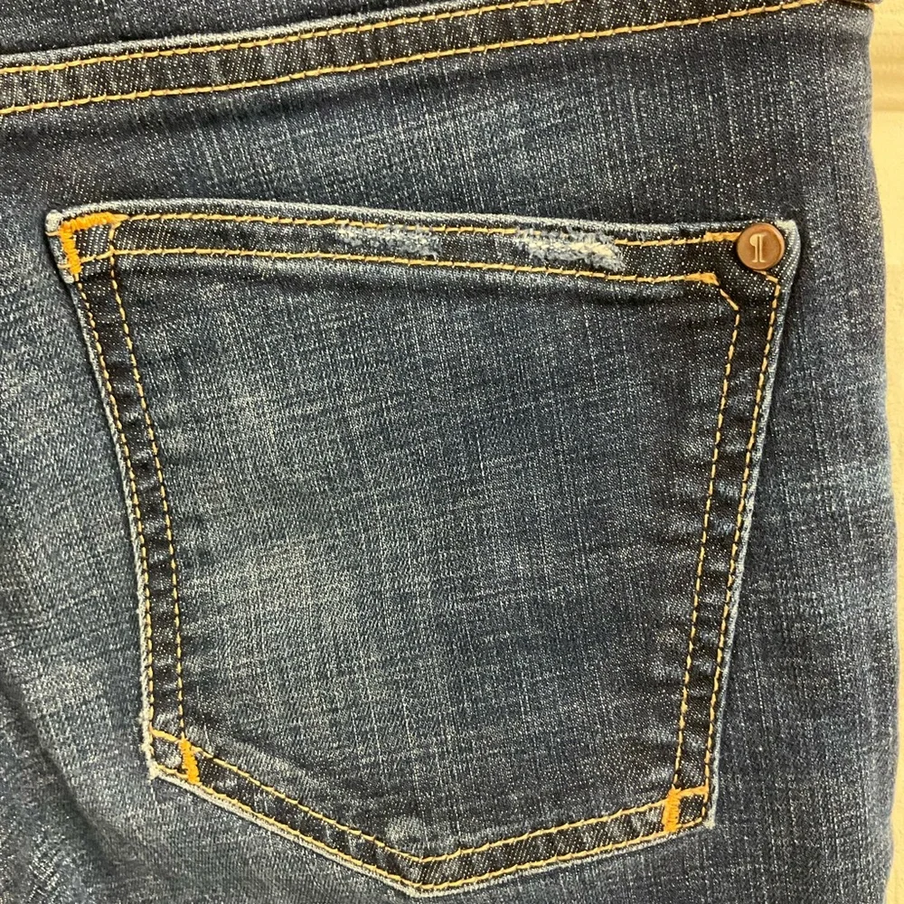 Pilcro and the Letterpress Women's Size 27 Tall Dark Wash Semi Bootcut Jeans - Picture 7 of 12